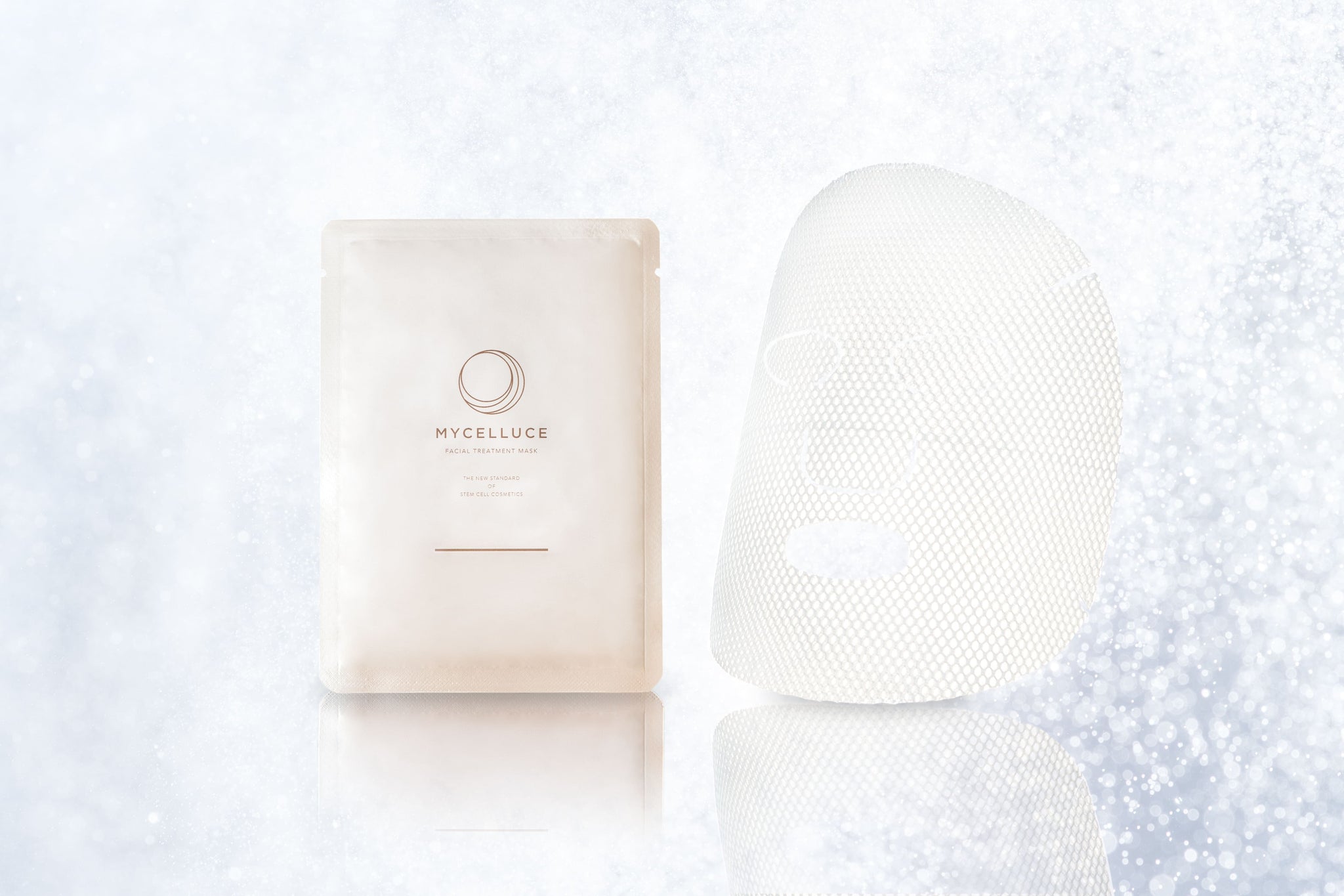 [MYCELLUCE] Facial Treatment Mask [Feel free course 30 days at the shortest] Exfoliating course Genderless stem cell conditioned culture solution-containing face mask (3 sheets)